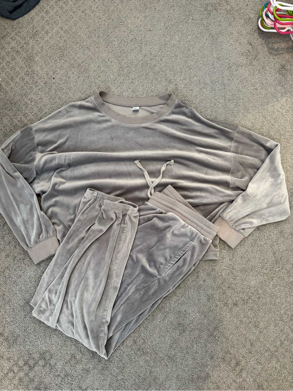 Old Navy Crewneck Velour Set